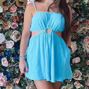 Blue Mini Dress